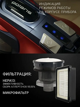Пылесос Polaris PVC 2003RI циклонного типа