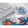 Этикетки для CD/DVD Avery Zweckform C6074-20, белые глянцевые, d=117мм, 2шт на листе А4, 20 листов