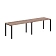 Стол 2-х местный XS6WST 2870 Дуб Сонома/Антрацит 2800х700х750 XTEN-S60
