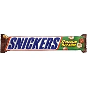 Шоколадный батончик Snickers лесной орех 81г