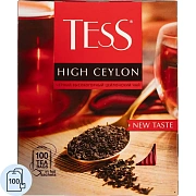 Чай черный пакетированный Tess High Ceylon, 100пак