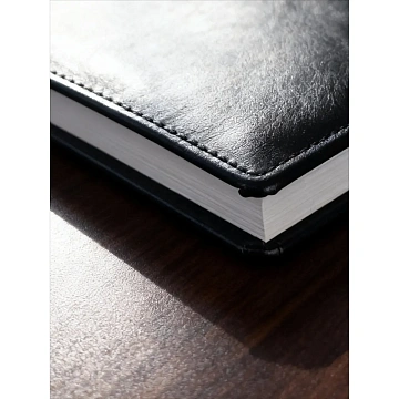 Ежедневник недатированный черный, А5,148x218, 352стр, Agenda