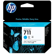 Картридж струйный HP 711 CZ134A гол. для DgnJ T120/520 (3шт/уп)