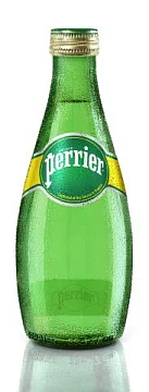 Вода минеральная Perrier стекло 0,33л газ