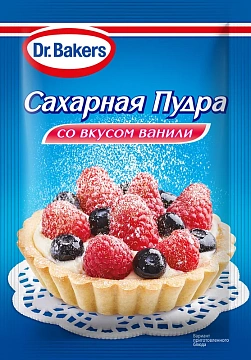 Сахарная пудра Dr.Bakers со вкусом ванили, 80г
