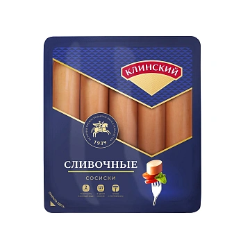 Сосиски Клинский Сливочные, 470г