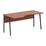 Стол прямой СА-1P(L) Орех Французский/Антрацит 1600х900х755 IMAGO PLUS