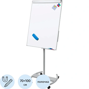 Флипчарт 70х100 на роликах Attache