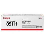 Картридж лазерный CANON (051H) i-SENSYS LBP162dw/MF264dw/267dw/269dw, ресурс 4100 страниц, оригиналь