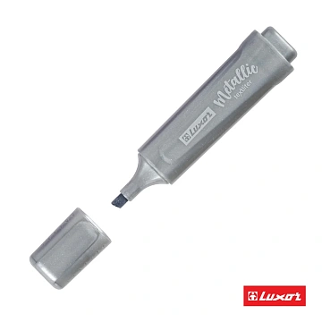 Текстовыделитель Luxor 'Textliter Metallic' серебро, 1-5мм