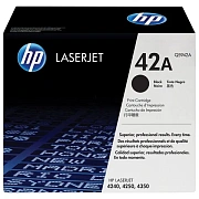 Картридж лазерный HP (Q5942А) LaserJet 4250/4350 и другие, №42А, оригинальный, ресурс 10000 страниц