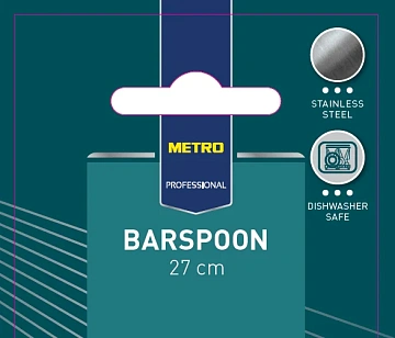 METRO PROFESSIONAL Ложка барная с мадлером, 27см