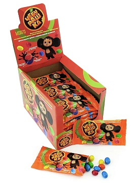 Драже Чебурашка шоколадно-мармеладная начинка, 35г