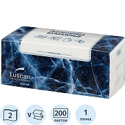Полотенца бумажные листовые Luscan Professional 2-слойные 200 лист / уп