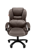 Кресло Chairman Home 434 Россия ткань Т-55 серый (черный пластик)