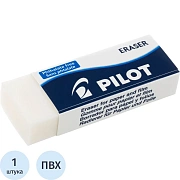 Ластик PILOT EE102/EE102N винил,карт.держатель,цв.белый, Япония,61х22х12мм