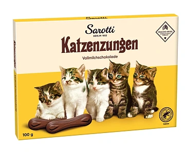 Шоколад Sarotti Кошачьи язычки порционный, 100г