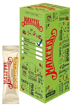 Майонез Махеевъ Провансаль (10г x 120шт) 67%, 1.2кг