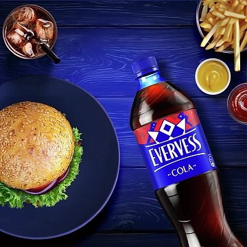 Напиток Evervess Cola газированный, 1л