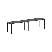 Стол 2-х местный EUWST 3167 Мокко/Черный 3126х670х750 EDIS