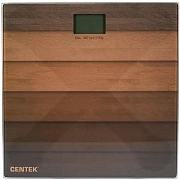 Весы напольные CENTEK CT-2420 'Дерево', электронные, вес до 180 кг, квадрат, стекло, с рисунком, CT-