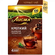 Чай Лисма Крепкий, черный, листовой, 100г