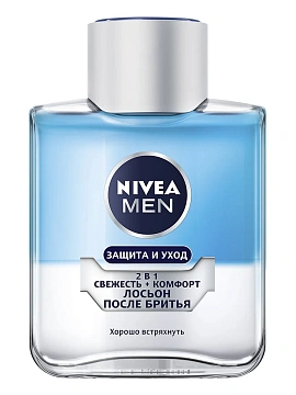 Лосьон после бритья Nivea 2в1 Свежесть-комфорт, 100мл