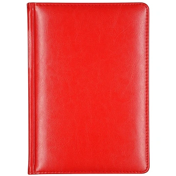 Ежедневник недатированный красн,А5,145х205мм,136л, Sidney NEBRASKA 3-128/08