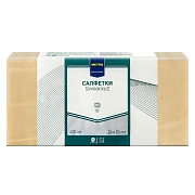 Салфетки бумажные Metro Professional 24 x 24см, 400шт, 1 слой, кремовые