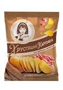 Чипсы Хрустящий картофель в ломтиках Бекон, 160г