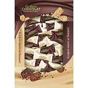 Конфеты мультизлаковые CO BARRE DE CHOCOLAT, ассорти в белой и темной глазури, 900 г