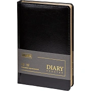 Ежедневник недатированный ATTACHE Gold А5, 143х210мм, 160л, черный