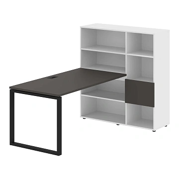 Рабочая станция EQRST 1215 Мокко/Черный 1990х1250х1355 EDIS