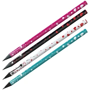 Карандаш ч/г Berlingo 'Riddle XS' HB, черное дерево, круглый, заточен., ассорти