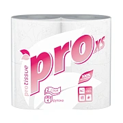 Туалетная бумага Protissue С177 в рулоне, 2 слоя, 18м, белая, 4 рулона