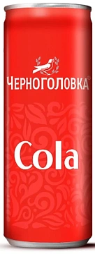 Напиток Черноголовка Кола сильногазированный, 330мл