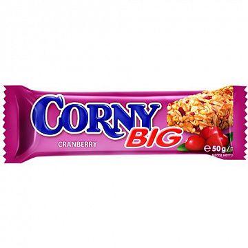 Батончик мюсли Corny Big с клюквой, 50г