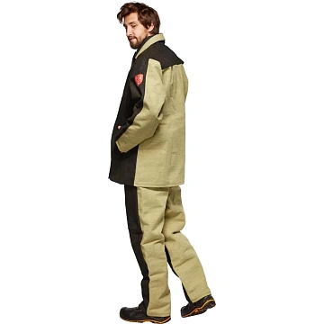 Костюм сварщика брезент+спилок КБР (арт.КС09) 56-58/170-176