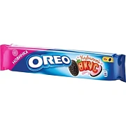 Печенье Oreo с какао и начинкой со вкусом клубники, 95г