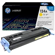 Картридж лазерный HP 124A Q6002A жел. для CLJ 1600/ 2600