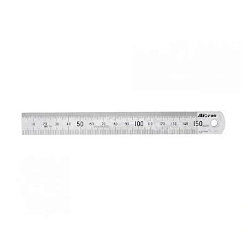 Линейка  измерительная 150х19 мм металлическая Micron 42158