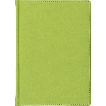 Ежедневник недатированный А5+, 136л, VELVET салатовый  3-115/08