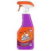 Средство для мытья стекол, пластика и бытовой техники 530 мл, МИСТЕР МУСКУЛ 'Лаванда', распылитель,