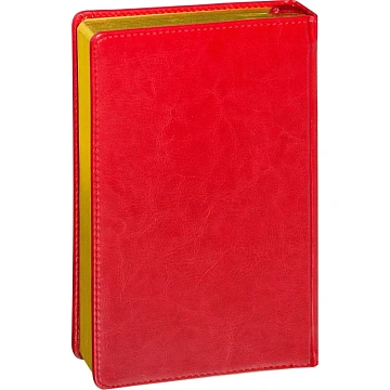 Ежедневник недатированный красн,А5,145х205мм,136л, Sidney NEBRASKA 3-128/08