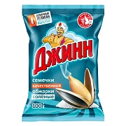 Семечки жареные Джинн Солнечный великан, соленые, 100г