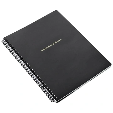 Бизнес-тетрадь А496л.клетка,спираль Be Smart,Aesthetics N3402