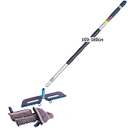 Швабра Vileda Professional СВЕП Про, моп Сингл МикроТек 35см, телескопическая ручка 100-180см