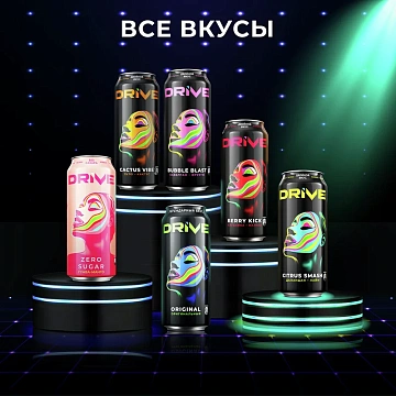 Напиток энергетический Drive Me Citrus Smash, 449мл