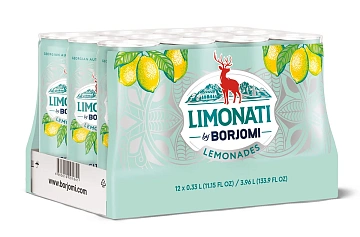 Лимонад Limonati by Borjomi Цитрус газированный, 330мл