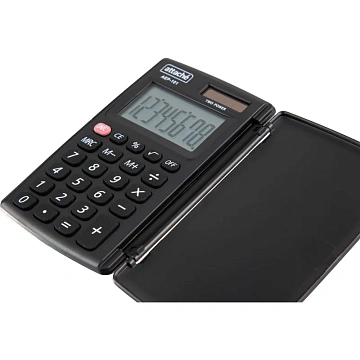 Калькулятор карманный с крышк. Attache, AEP-101,8р,дв.пит.,черн